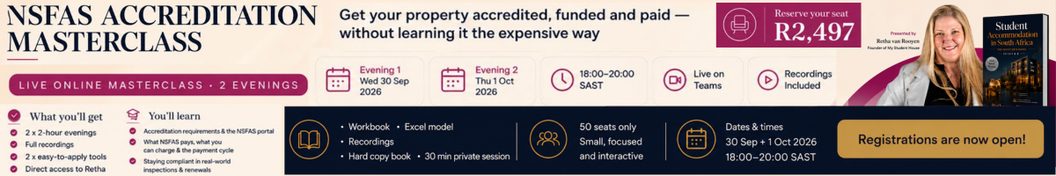 NSFAS Accreditation Masterclass – Live Online Masterclass
