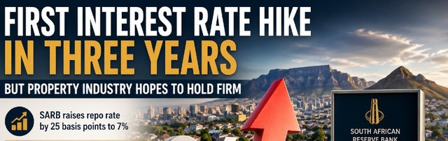 SARB delivers first rate hike in three years