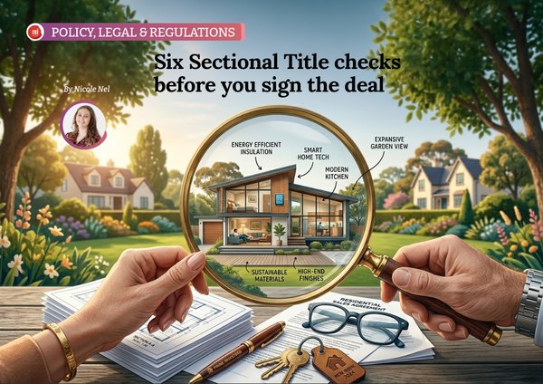Six Sectional Title checks<br>before you sign the deal