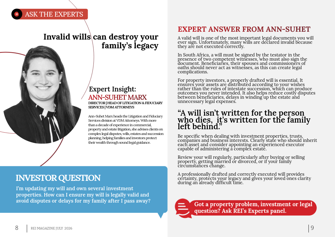 Invalid wills can destroy your family’s legacy