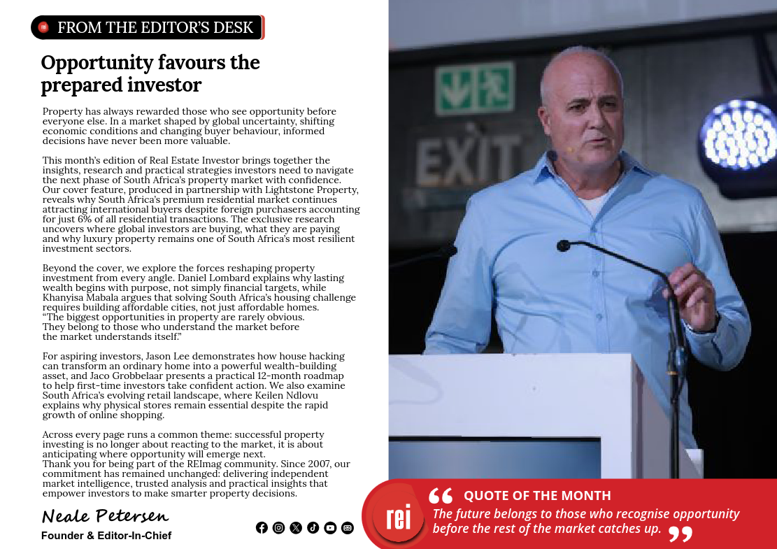 Opportunity favours the prepared investor
