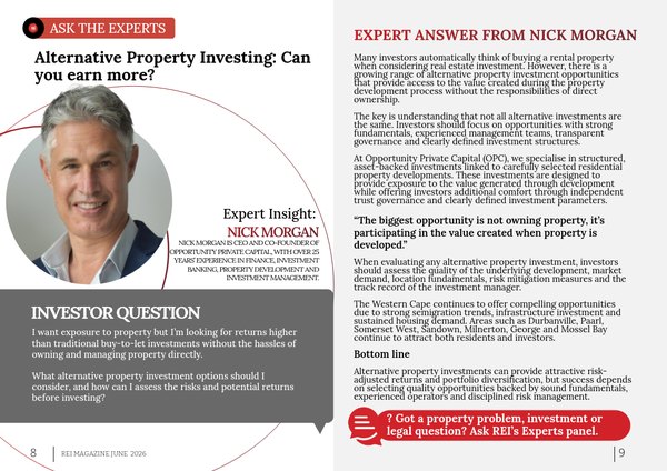 Alternative property investing
