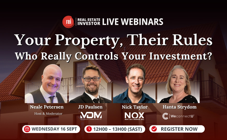 Your Property, Their Rules — REI LIVE webinar, 16 September 2026